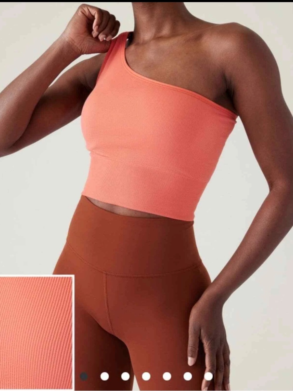 NWT Athleta Aurora Seamless One Shoulder Tank Size XS